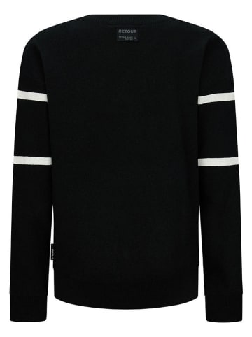 Retour Sweter "Flip" w kolorze czarnym
