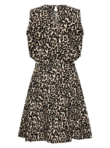 Retour Kleid "Noelle" in Beige/ Schwarz