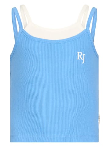 Retour Top "Erline" in Hellblau/ Weiß