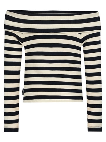 Retour Longsleeve "Esra" zwart/crème