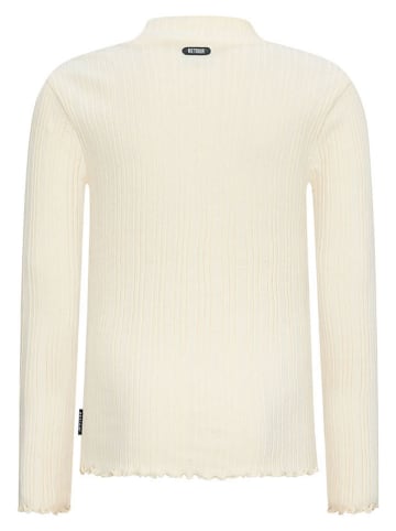 Retour Longsleeve "Vivre" in Creme