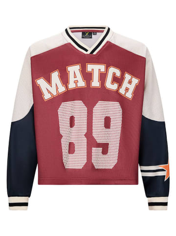 Retour Longsleeve "Omara" rood/zwart/wit