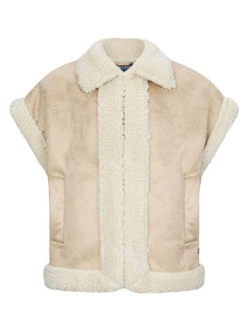 Retour Kunstlederweste "Laura" in Beige