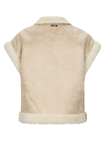 Retour Kunstleren bodywarmer "Laura" beige