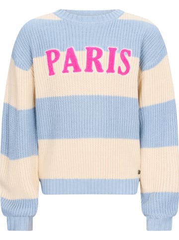 Retour Pullover "Adar" in Hellblau/ Beige