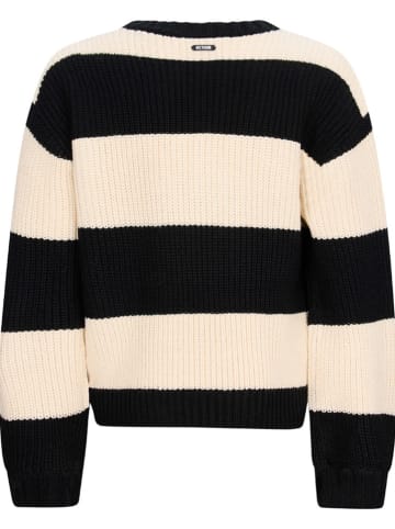 Retour Pullover "Adar" in Schwarz/ Beige