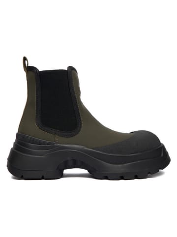 Hunter Chelsea-Boots in Khaki