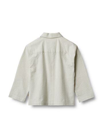 Wheat Blouse "Ghita" lichtgrijs/wit