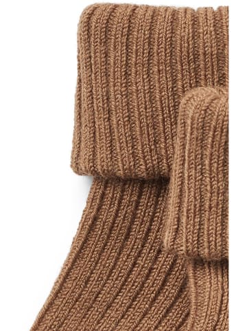 Wheat Woll-Socken in Hellbraun