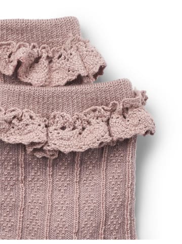 Wheat Woll-Socken in Rosa