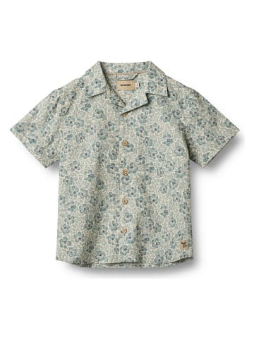 Wheat Blouse "Anker" turquoise/beige