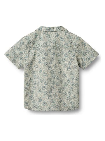 Wheat Blouse "Anker" turquoise/beige