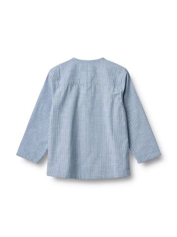 Wheat Blouse blauw/wit