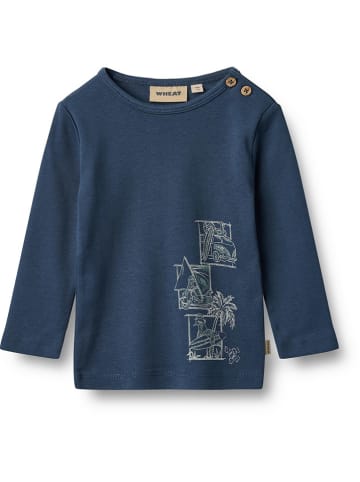 Wheat Longsleeve in Dunkelblau