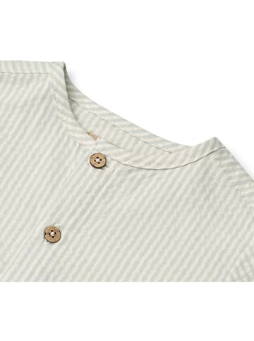 Wheat Blouse "Shelby" crème/lichtblauw