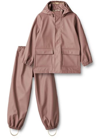 Wheat 2-delige regenoutfit "Ola" lichtbruin