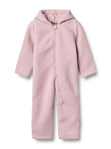 Wheat Fleece-Overall "Allo" in Rosa