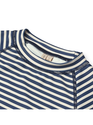 Wheat Badeshirt "Jackie" in Dunkelblau/ Weiß