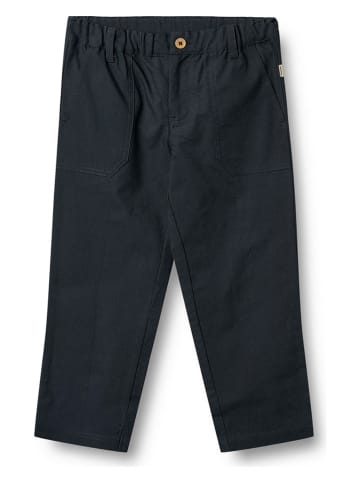 Wheat Chinobroek "Egon" donkerblauw