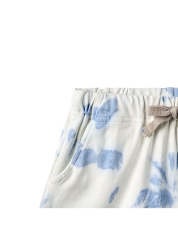 Wheat Shorts "Kalle" in Weiß/ Hellblau