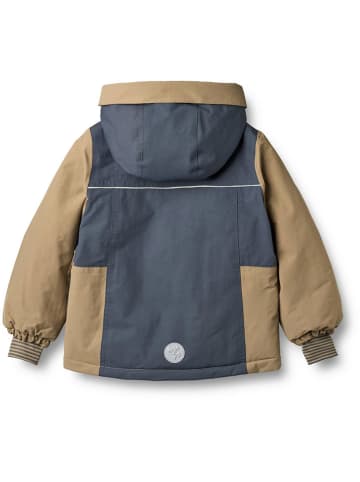 Wheat Thermojacke "Laust" in Dunkelblau/ Hellbraun