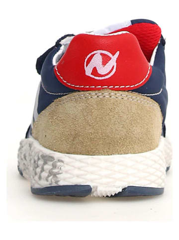 Naturino Skórzane sneakersy "Jesko 2" w kolorze granatowym