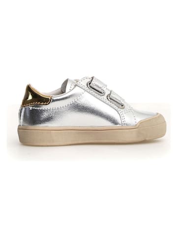 Naturino Leder-Sneakers "Singery" in Silber