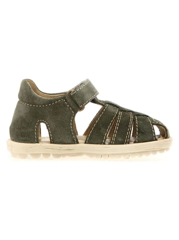 Naturino Leder-Halbsandalen "See" in Khaki