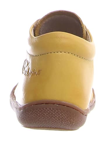 Naturino Leder-Lauflernschuhe "Cocoon" in Gelb