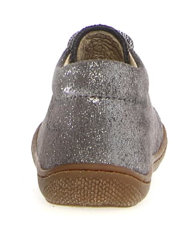 Naturino Leren loopleerschoenen "Cocoon" zilverkleurig