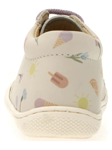 Naturino Leder-Lauflernschuhe "Cocoon" in Creme