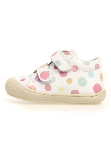 Naturino Leren loopleerschoenen "Cocoon" wit/meerkleurig