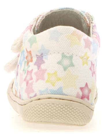 Naturino Leder-Lauflernschuhe "Cocoon" in Weiß/ Bunt