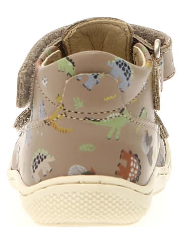 Naturino Leder-Halbsandalen "Puffy" in Hellbraun