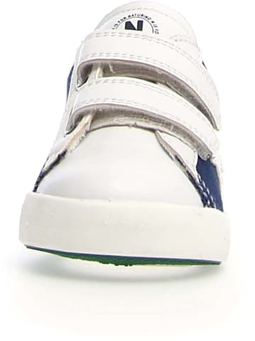 Naturino Leren sneakers "Annie" wit/donkerblauw