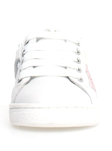 Naturino Skórzane sneakersy "Pinn" w kolorze białym