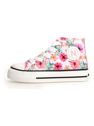Naturino Sneakers "Ylfas" wit/roze