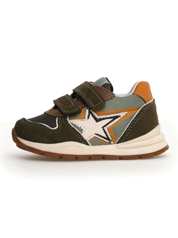 Naturino Sneakers kaki/oranje