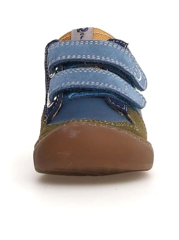 Naturino Leren sneakers "Finay" blauw/rood