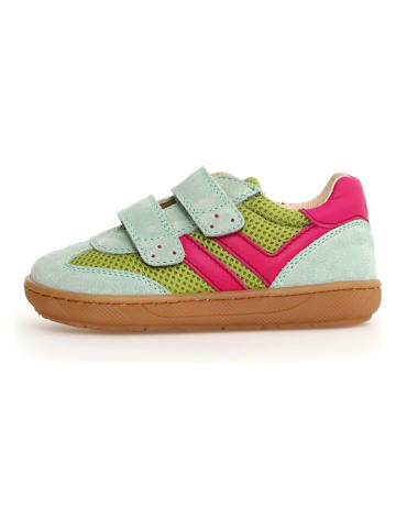 Naturino Leder-Sneakers "Kevis" in Pink/ Grün