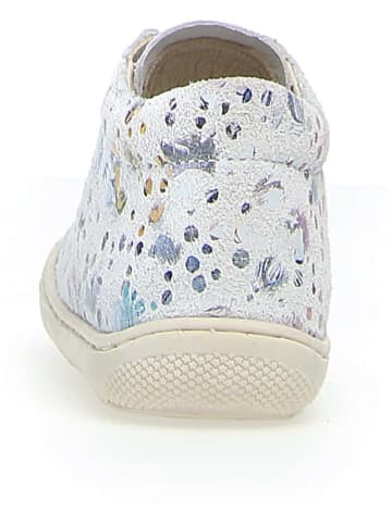 Naturino Leder-Lauflernschuhe "Cocoon" in Weiß/ Bunt