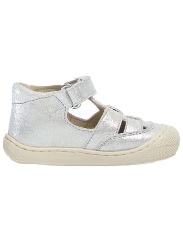 Naturino Leder-Halbsandalen "Wad" in Silber