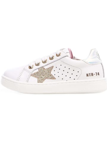 Naturino Sneakers "Pinn" in Weiß/ Gold