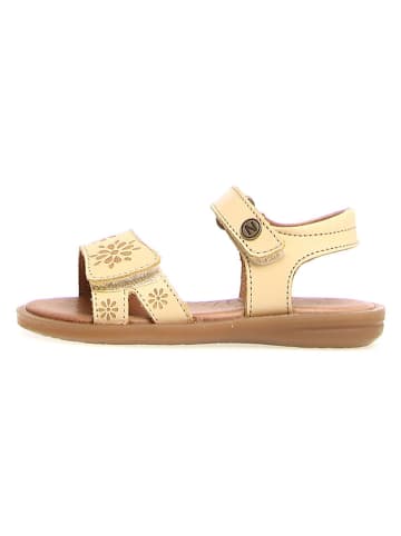 Naturino Leder-Sandalen "Paglia" in Gelb