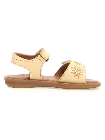 Naturino Leder-Sandalen "Paglia" in Gelb