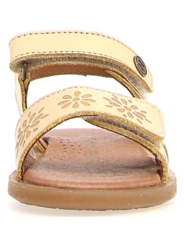 Naturino Leder-Sandalen "Paglia" in Gelb