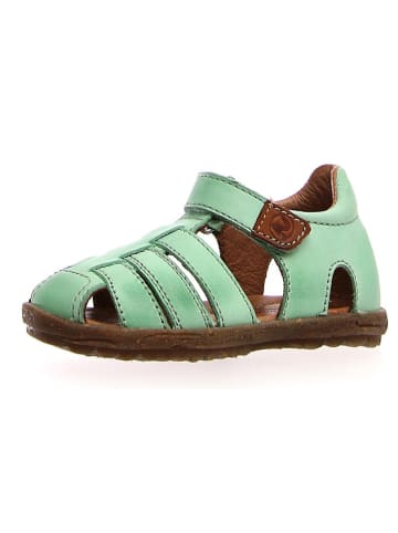 Naturino Leren enkelsandalen groen