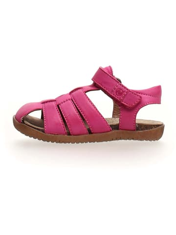 Naturino Leren enkelsandalen roze