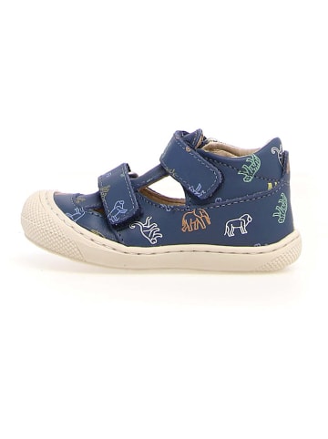 Naturino Leder-Halbsandalen "Puffy" in Dunkelblau