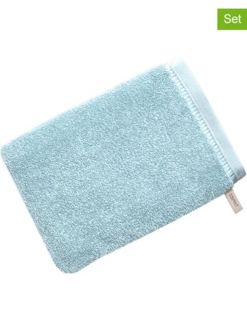 ESPRIT 6-delige set: washandjes "Modern Solid" lichtblauw